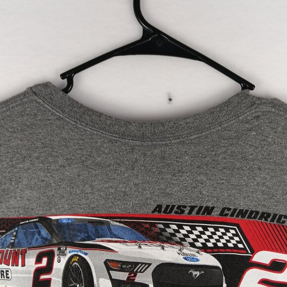Team Penske Racing Men's Gray Size L. Austin Cendric Autograph - Picture 9 of 9